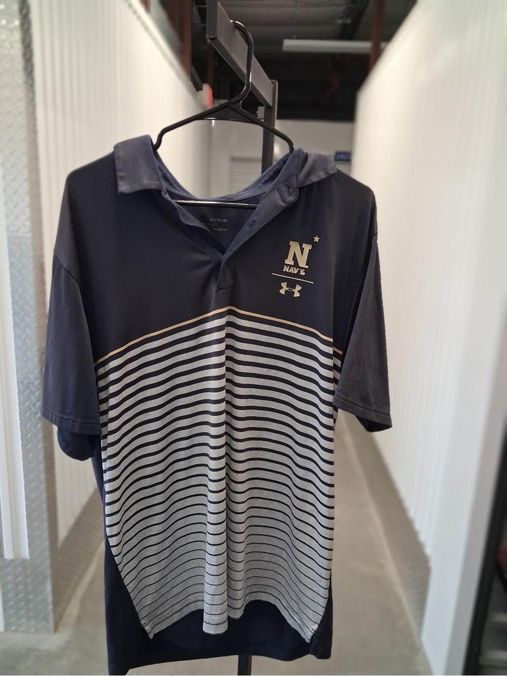 Under Armour Navy Midshipmen playoff polo